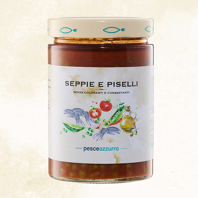Sugo Seppie e Piselli – 500gr